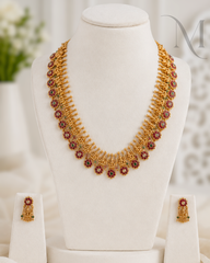 Ratnaprabha Ruby & Emerald Short Haram