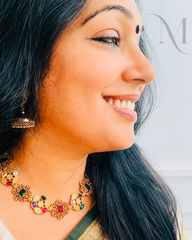 Tarini Multistone Premium Necklace