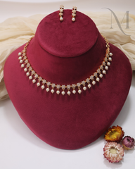 Pearl Blossom Necklace Set