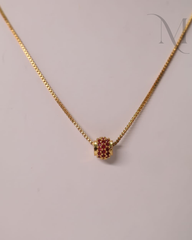 Avani Red Stone Chain
