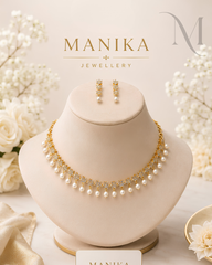 Pearl Blossom Necklace Set