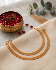 Premium Flexible Gold Replica Anklet