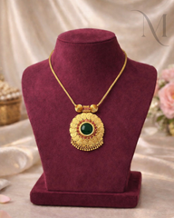 Swarna Haritha Lakshmi Pendant Necklace