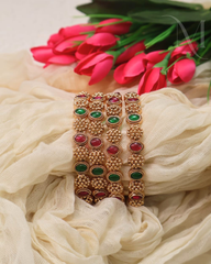 Ritika Multicolour Stone Bangles ❤️💚