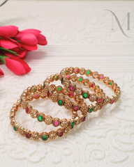 Ritika Multicolour Stone Bangles ❤️💚