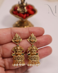 Damini Jumka – Pearl Beads