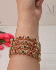 Ritika Multicolour Stone Bangles ❤️💚