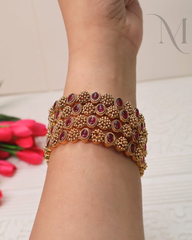 Ritika Ruby Stone Bangles ❤️