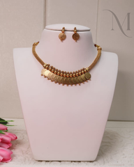 Hemika Lakshmi Kasu Necklace Set