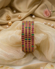 Varnika Ruby Emerald Bangles