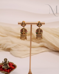 Damini Jumka – Golden Beads