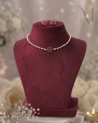Pearl Choker with Kemp Pendant