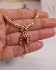 Lohita Ruby Pendant Necklace Non-Idol