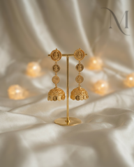 Lakshmi Kasu Layered Jhumka