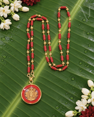 Mother’s Special – Premium Coral Tube Pattern Mala ❤️