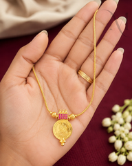 Swarnalakshmi Coin Pendant Necklace