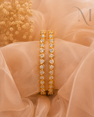Elina Diamond Replica Bangles