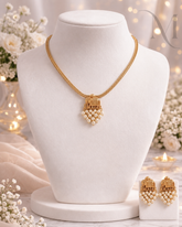 Gajamuktha Pearl Necklace Set