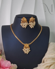 Gajamuktha Pearl Necklace Set