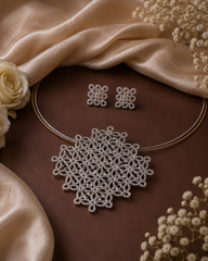 Zivara Diamond Replica Hasli Set