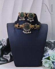 Nandini Oxidised Choker