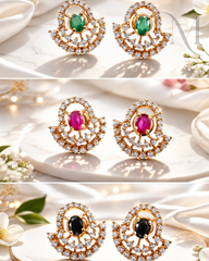Dilsha Stud Earrings - Design 3