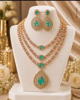 Elaria Victorian Statement Necklace Set