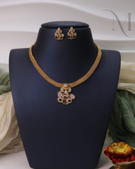 Vighnesha Pendant Necklace Set