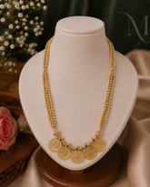 Premium Mani Mala with 5 Lakshmi Kasu | 7 Pidi