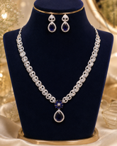 JWALA | Premium Diamond Replica Necklace Set ✨💙