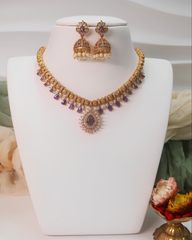 Amethra Statement Necklace Set
