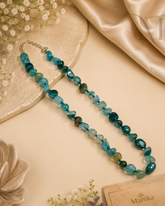 Neelima – Aqua Teal | 6 Pidi • 18 inch