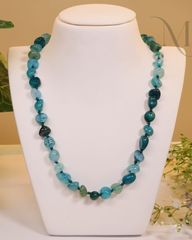 Neelima – Aqua Teal | 6 Pidi • 18 inch