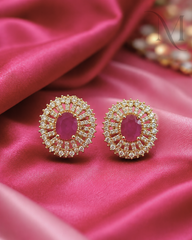 Dilsha Stud Earrings - Design 7