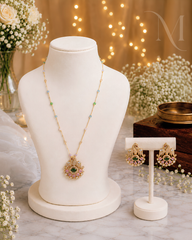 Peacock Design Pendant Set