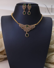 Ratnaprabha Emerald Necklace Set