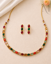 Navamaya Navaratna Necklace Set