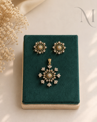 Chandrika Diamond Replica Pendant Set