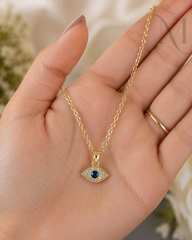 Nazarika Evil Eye Pendant with Chain