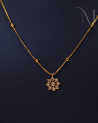 Pushparatna Diamond Replica Pendant Chain