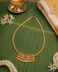 Onam Special Traditional Poothali Necklace