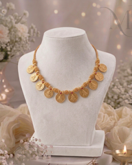 10 Coin Lakshmi Necklace