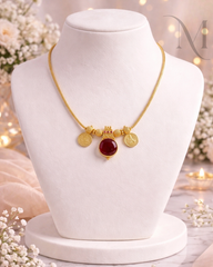 Round Palakka Pendant Necklace