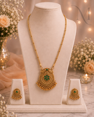 Non Idol Pendant Necklace – Ruby & Green Variants