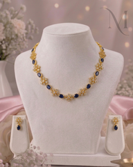 Floral Diamond Replica Necklace – 5 Colours Available
