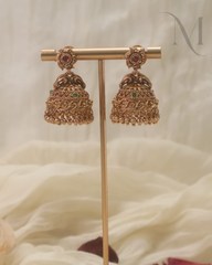 Temple Jhumka Design 4