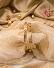 Daisy Diamond Replica Bangles (Pair)