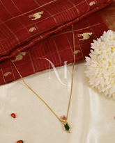 Antique Gold Palakka Nagapadam Pendant Necklace