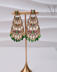 Padmaraga Chandrika Chaandbali Earrings