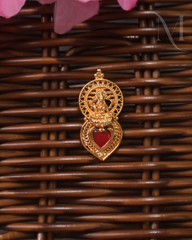 Heart Shaped Palakka with Lakshmi Pendant